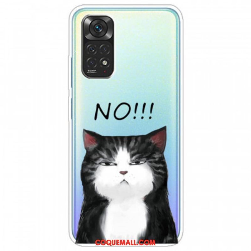 Coque Xiaomi Redmi Note 11 Pro /  Note 11 Pro 5G Le Chat Qui Dit Non