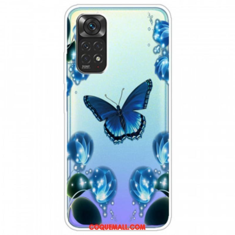 Coque Xiaomi Redmi Note 11 Pro / Note 11 Pro 5G Papillons Sauvages