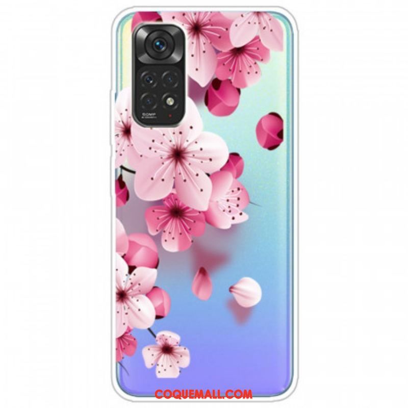 Coque Xiaomi Redmi Note 11 Pro /  Note 11 Pro 5G Petites Fleurs Roses