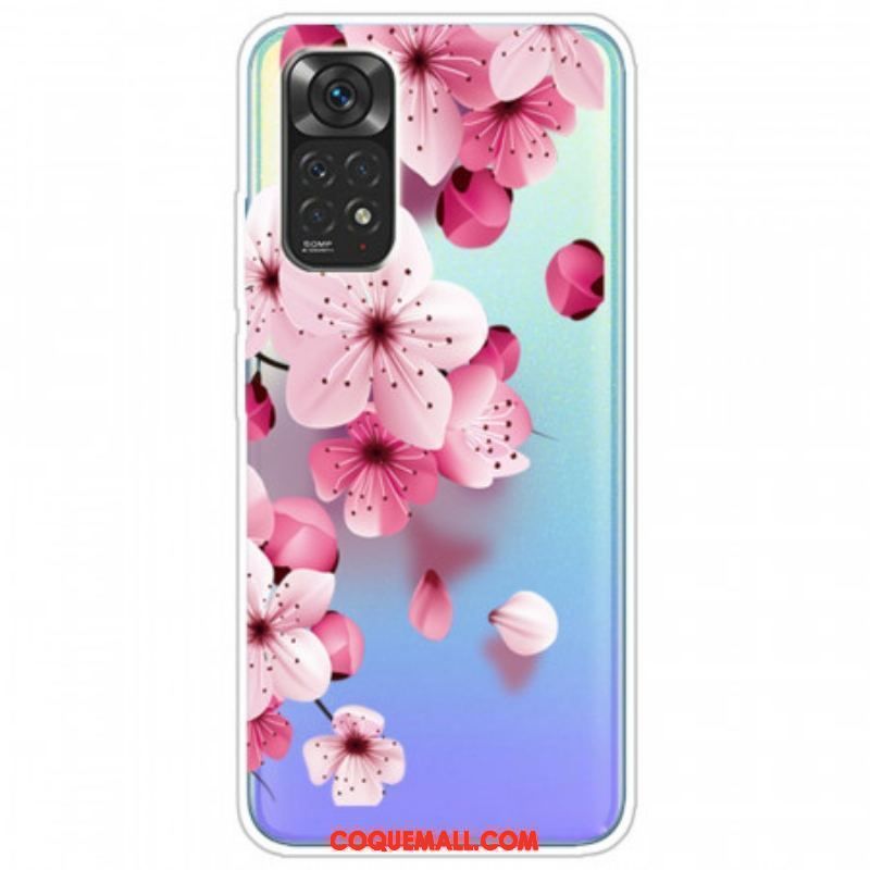 Coque Xiaomi Redmi Note 11 Pro / Note 11 Pro 5G Petites Fleurs Roses