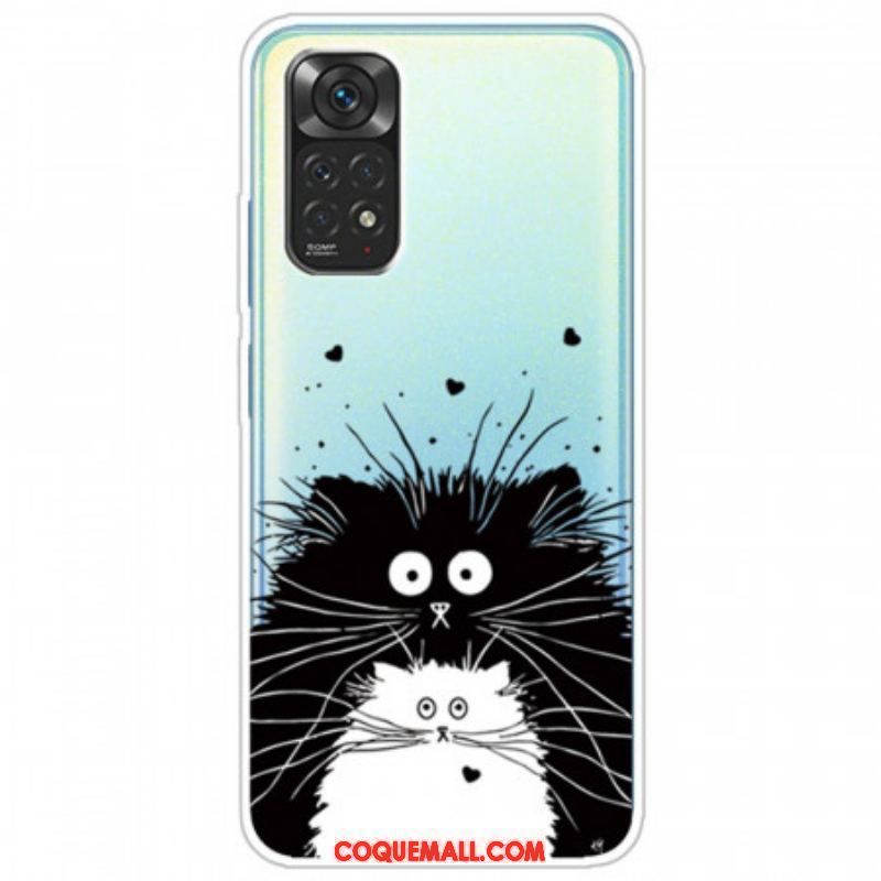 Coque Xiaomi Redmi Note 11 Pro / Note 11 Pro 5G Regarde les Chats