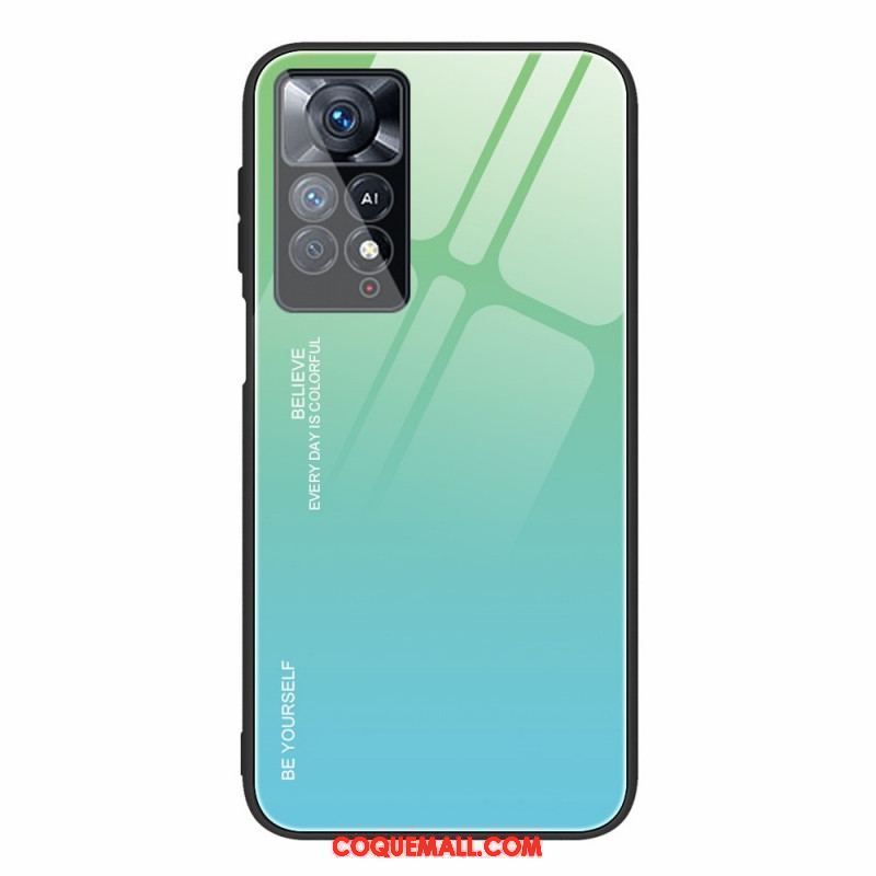 Coque Xiaomi Redmi Note 11 Pro / Note 11 Pro 5G Verre Trempé Be Yourself