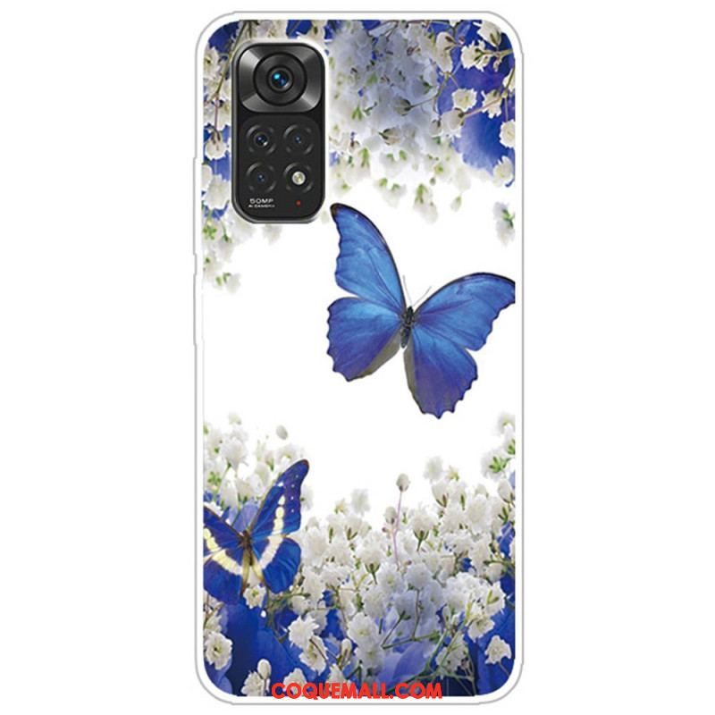 Coque Xiaomi Redmi Note 11 Pro /  Note 11 Pro 5G Vol de Papillons