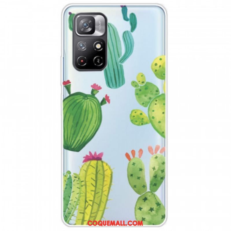 Coque Xiaomi Redmi Note 11 Pro Plus 5G Cactus Aquarelle