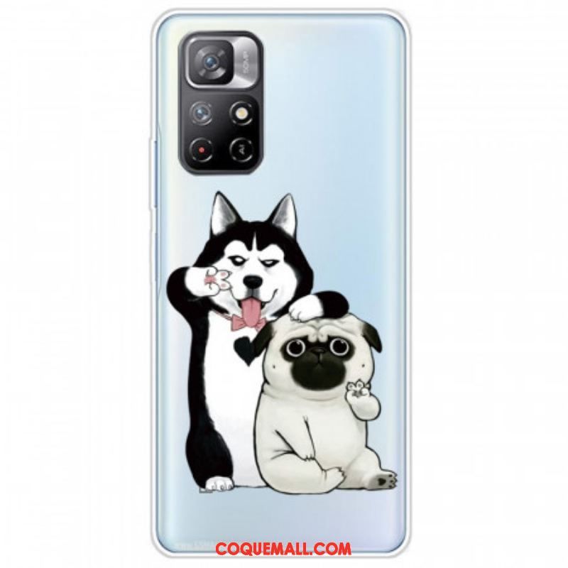 Coque Xiaomi Redmi Note 11 Pro Plus 5G Drôles de Chiens