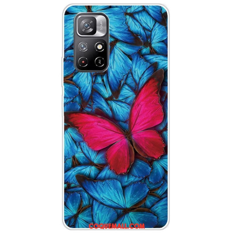 Coque Xiaomi Redmi Note 11 Pro Plus 5G Flexible Papillons