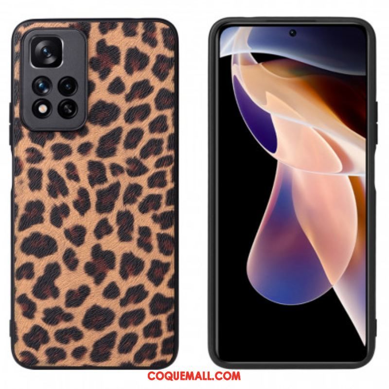 Coque Xiaomi Redmi Note 11 Pro Plus 5G Léopard