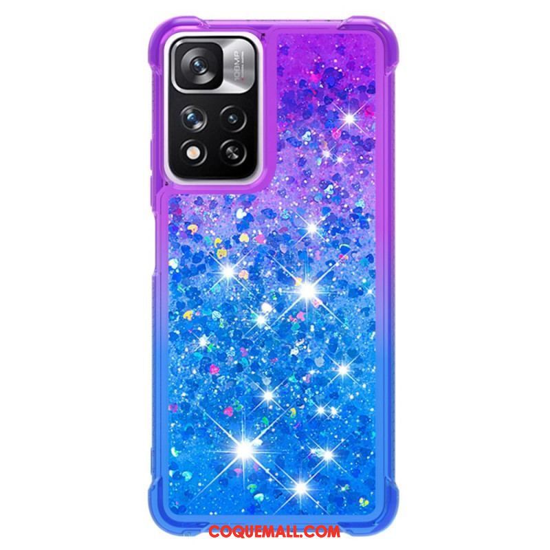 Coque Xiaomi Redmi Note 11 Pro Plus 5G Paillettes Color