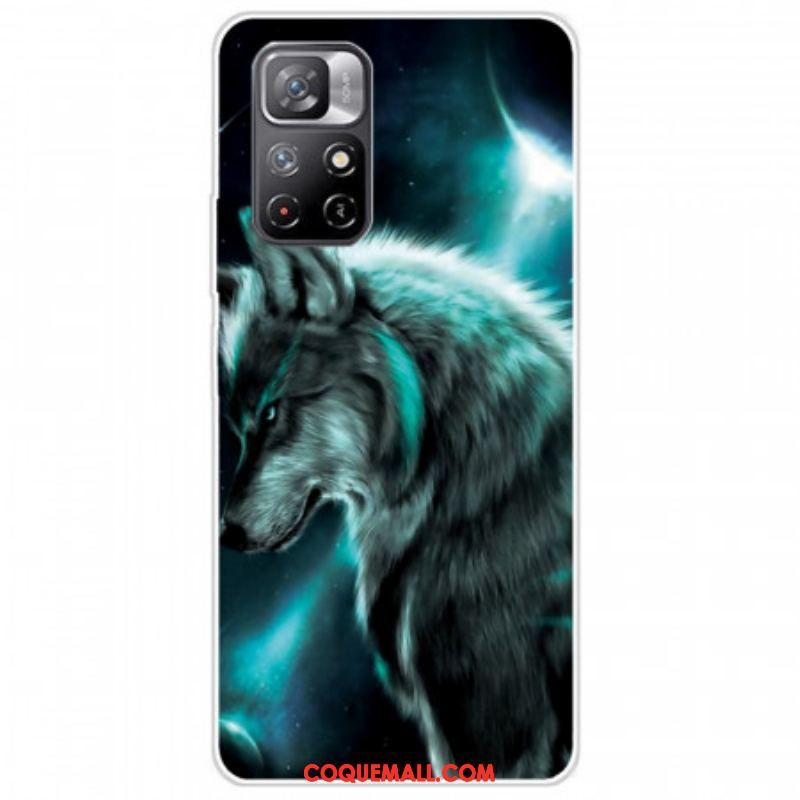 Coque Xiaomi Redmi Note 11 Pro Plus 5G Silicone Loup