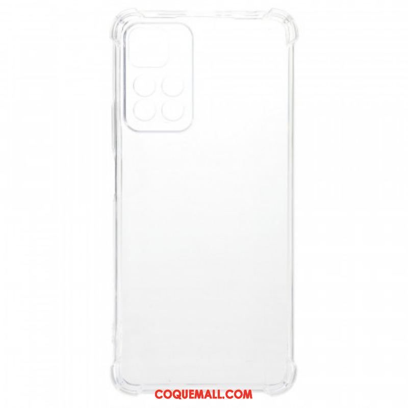 Coque Xiaomi Redmi Note 11 Pro Plus 5G Transparente Coins Renforcés