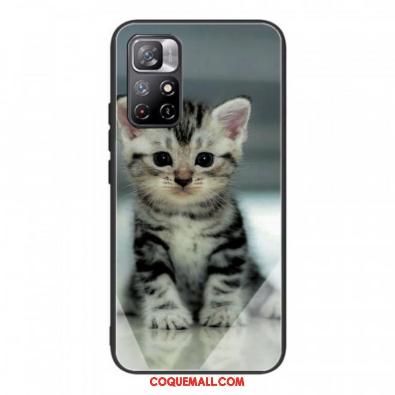 Coque Xiaomi Redmi Note 11 Pro Plus 5G Verre Trempé Chaton