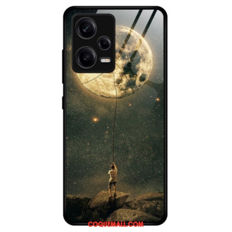 Coque Xiaomi Redmi Note 12 Pro Verre Trempé l'Homme à la Lune