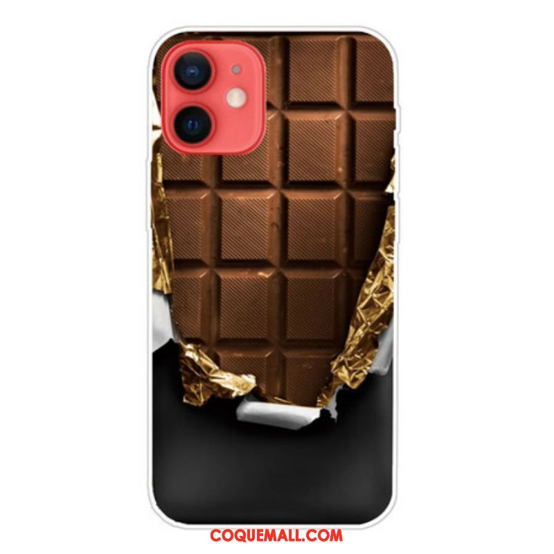 Coque iPhone 13 Mini Flexible Chocolat