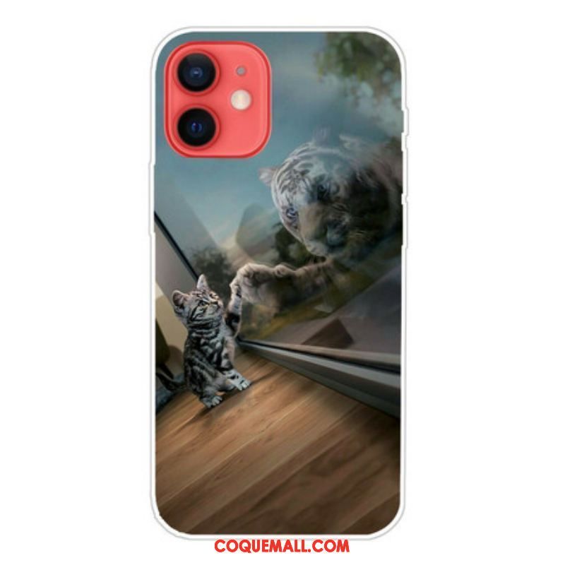 Coque iPhone 13 Mini Rêve de Chaton