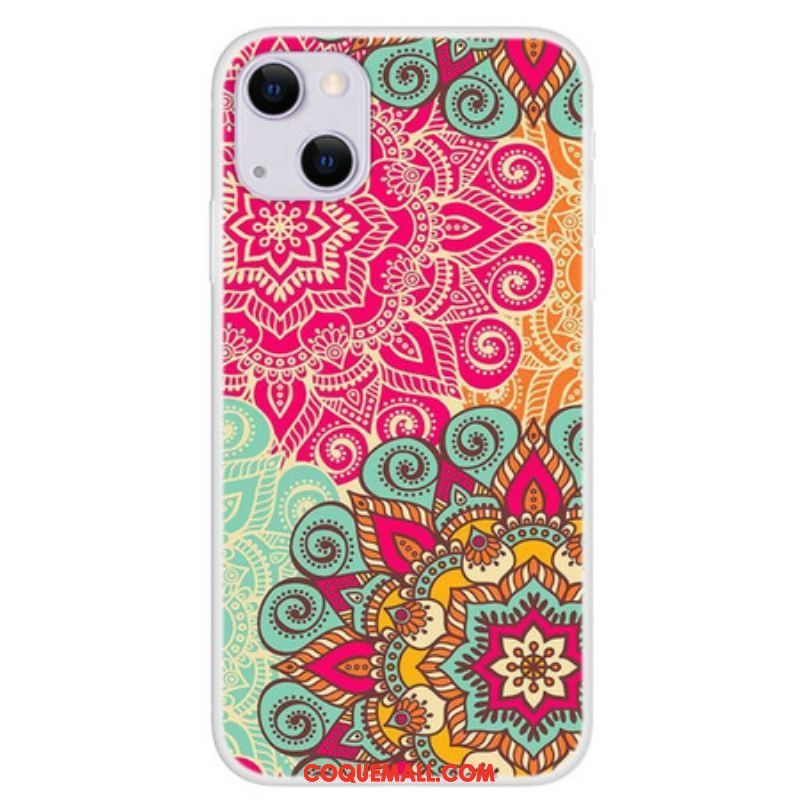 Coque iPhone 13 Mini Tendance Mandala