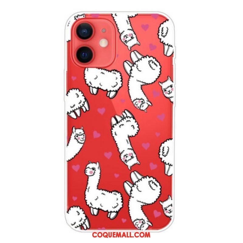 Coque iPhone 13 Mini Top Lamas