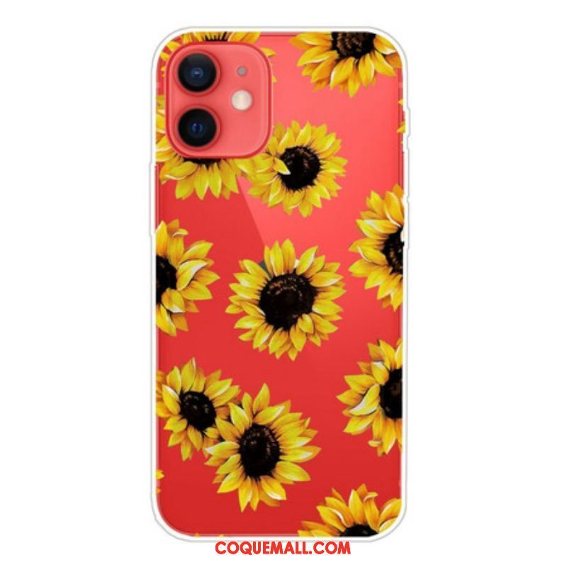 Coque iPhone 13 Mini Tournesols