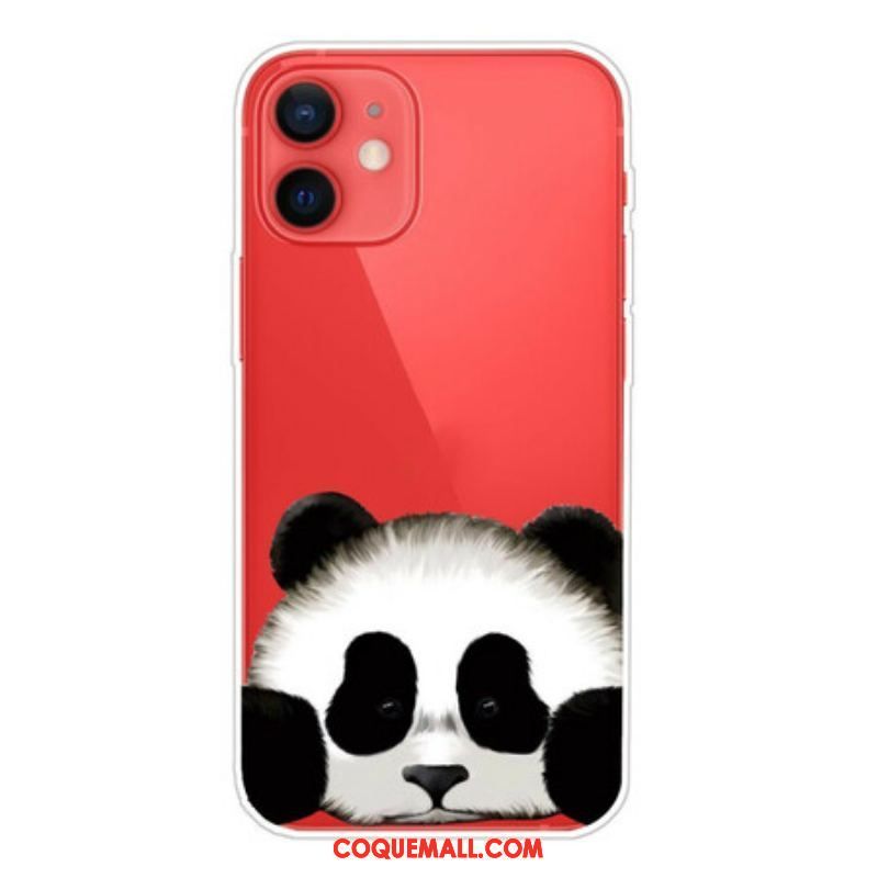 Coque iPhone 13 Mini Transparente Panda