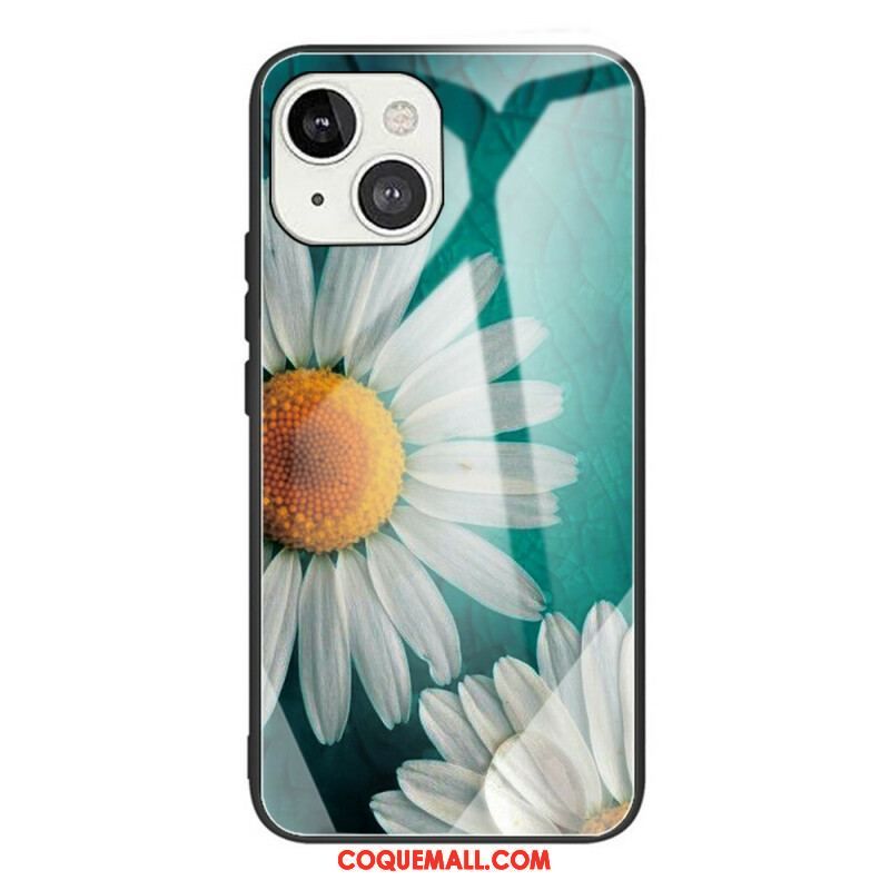 Coque iPhone 13 Mini Verre Trempé Végétale