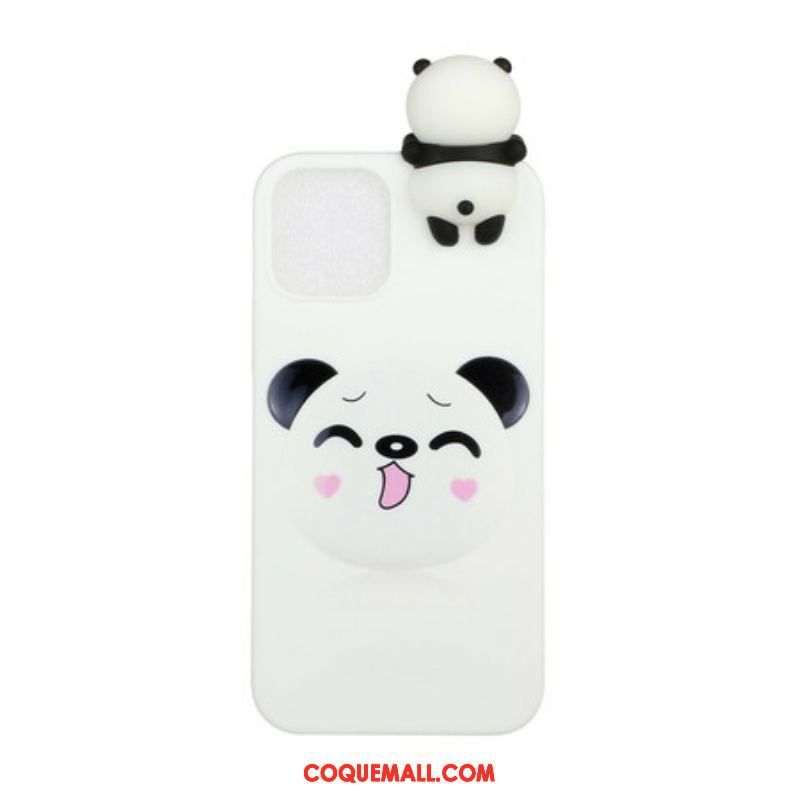 Coque iPhone 13 Pro Cool Panda 3D