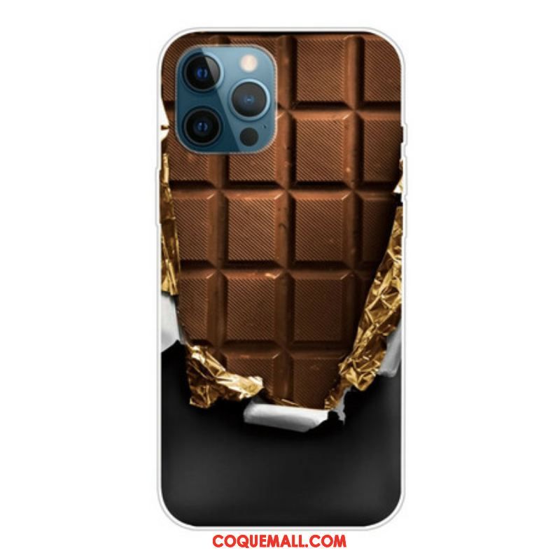 Coque iPhone 13 Pro Max Flexible Chocolat