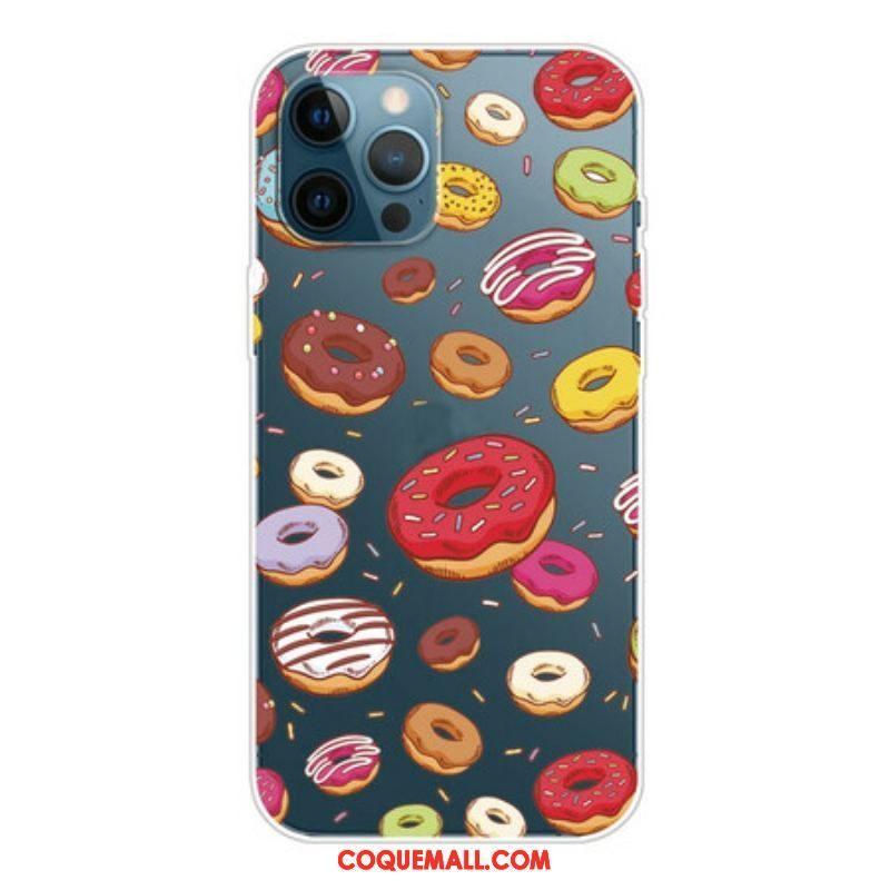 Coque iPhone 13 Pro Max Love Donuts