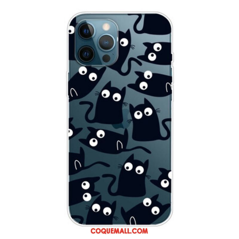 Coque iPhone 13 Pro Max Souris Noires