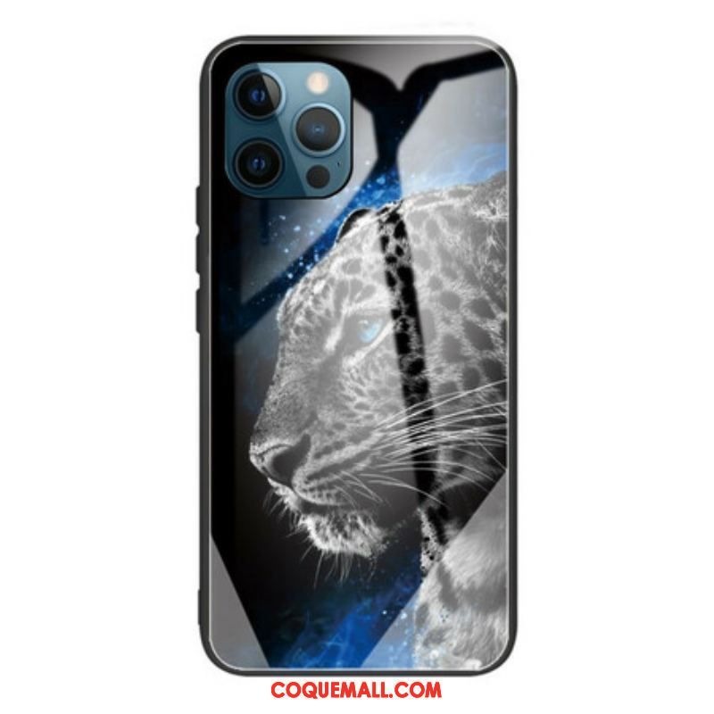 Coque iPhone 13 Pro Max Verre Trempé Face de Félin