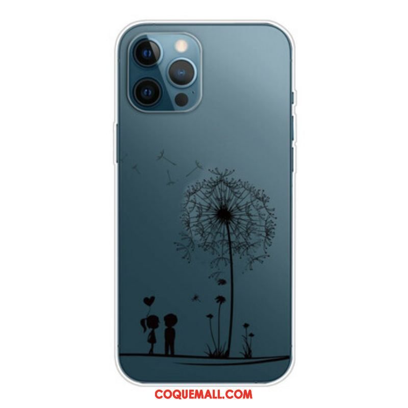 Coque iPhone 13 Pro Pissenlit Love