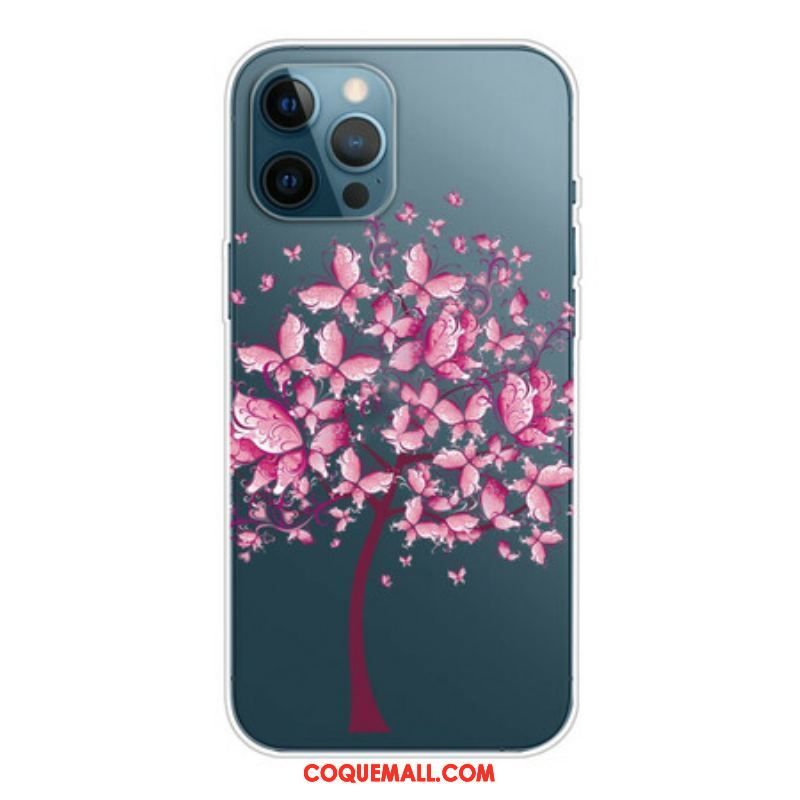 Coque iPhone 13 Pro Top Arbre Rose