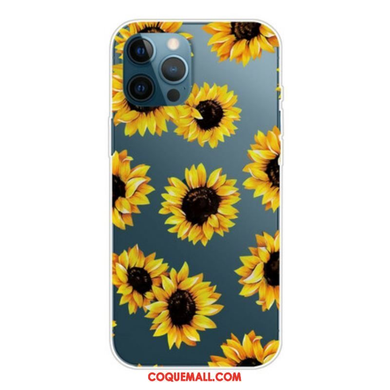 Coque iPhone 13 Pro Tournesols