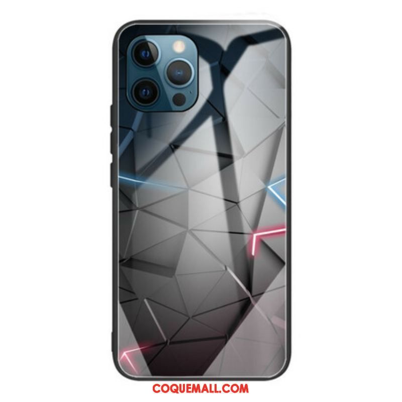 Coque iPhone 13 Pro Verre Trempé Géométrie