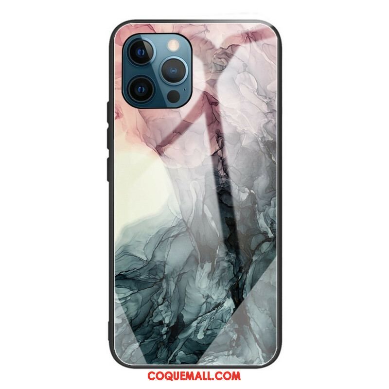 Coque iPhone 13 Pro Verre Trempé Marble