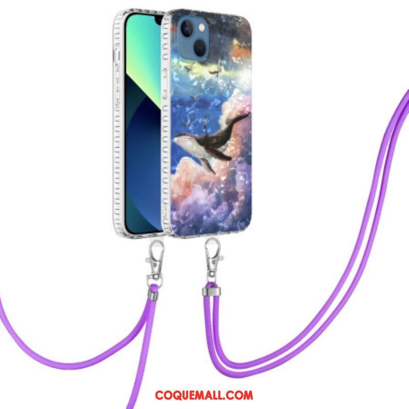 Coque iPhone 14 Baleine Stylée