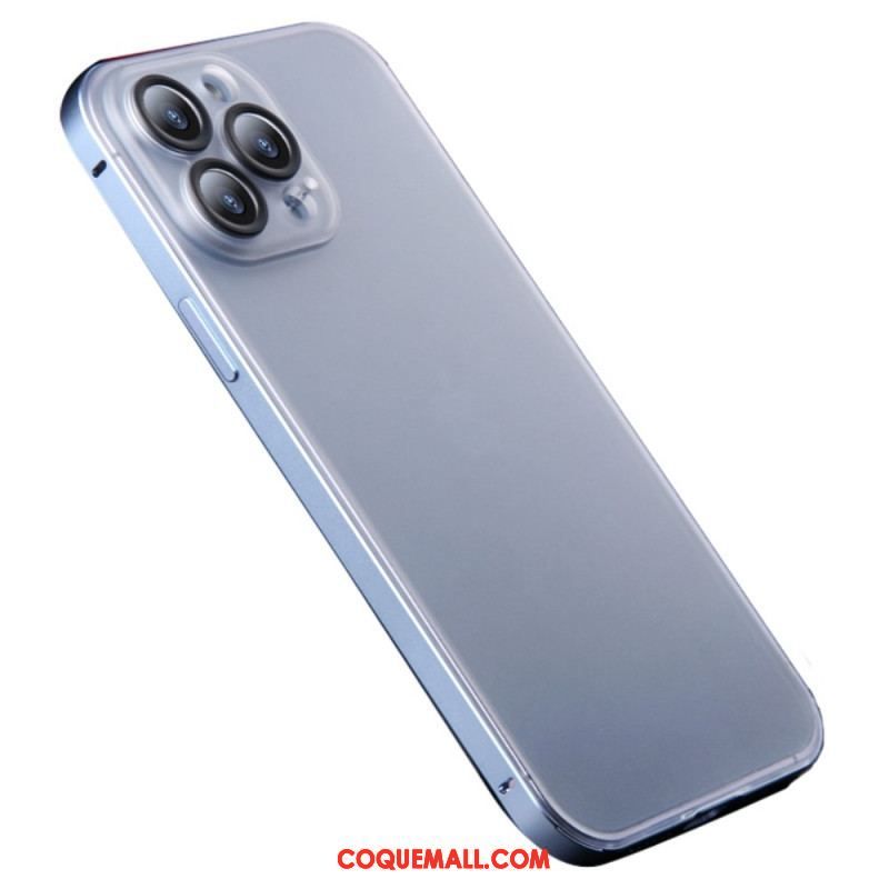 Coque iPhone 14 Pro Givrée Effet Métal