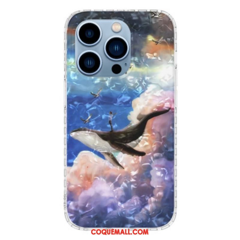 Coque iPhone 14 Pro Max Baleine Stylée