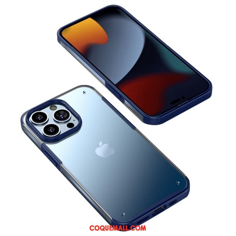 Coque iPhone 14 Pro Max Translucide Rebords Silicone
