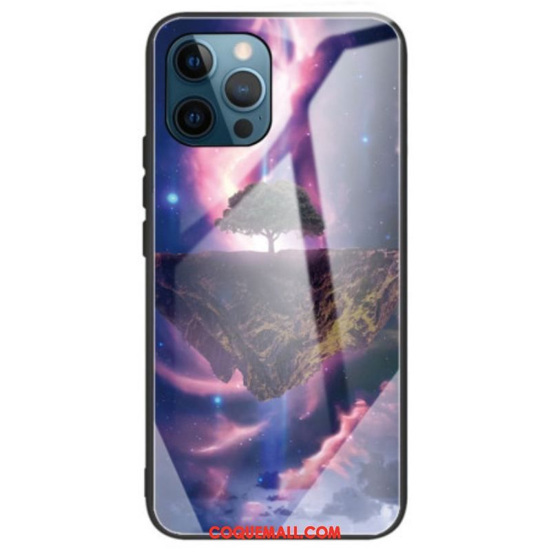 Coque iPhone 14 Pro Max Verre Trempé Arbre Astral