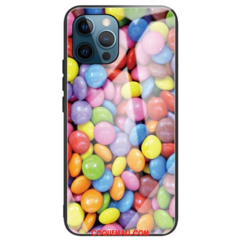 Coque iPhone 14 Pro Max Verre Trempé Bonbons