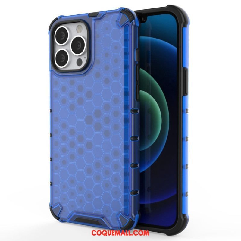 Coque iPhone 14 Pro Style Nid d'Abeille