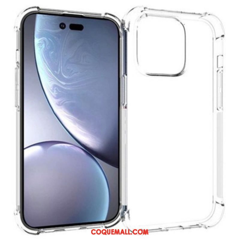 Coque iPhone 14 Pro Transparente Coins Renforcés