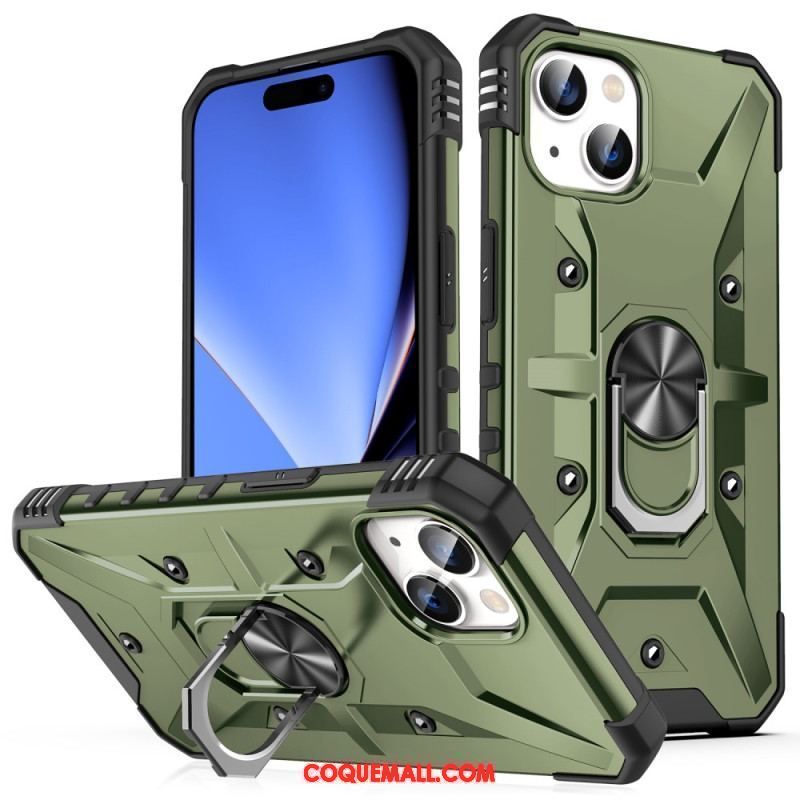 Coque iPhone 15 Plus Anneau-Support Magnétique