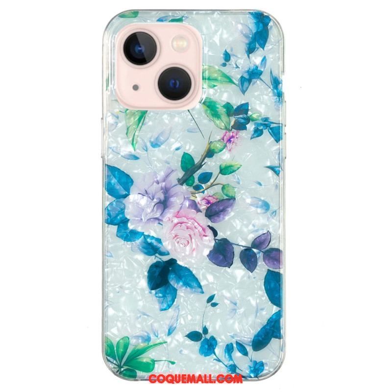 Coque iPhone 15 Plus Florale