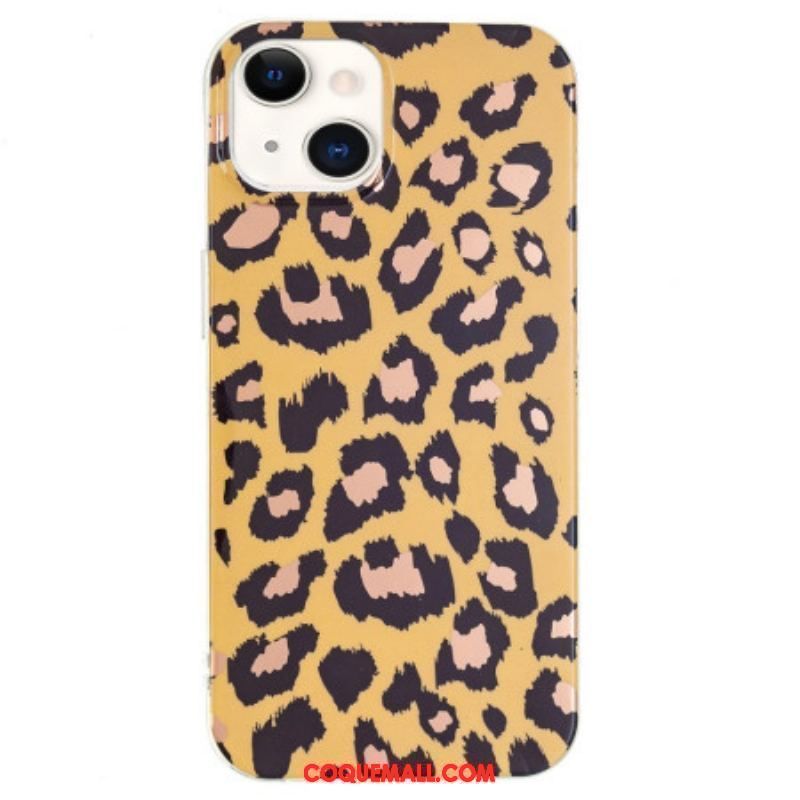 Coque iPhone 15 Plus Léopard