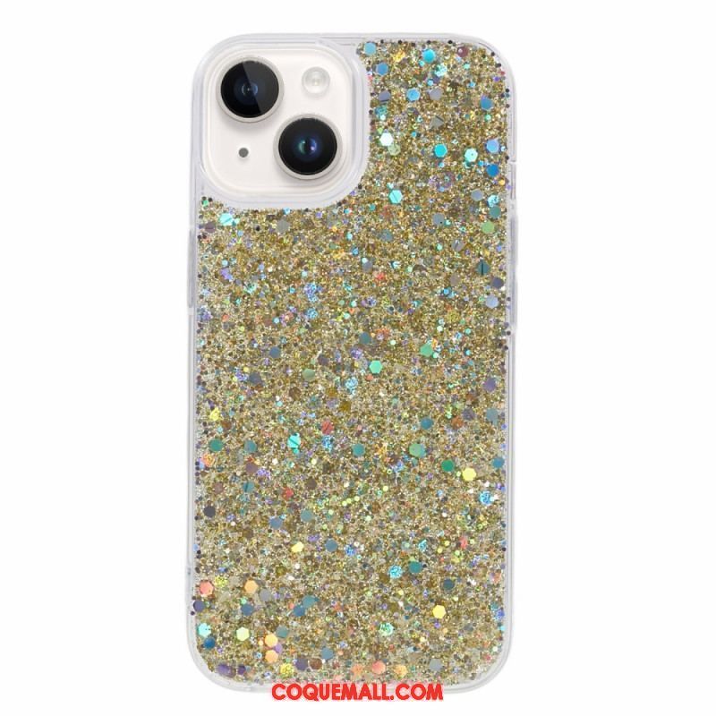 Coque iPhone 15 Plus Paillettes