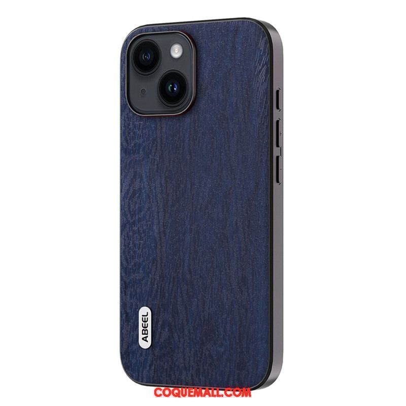 Coque iPhone 15 Plus Stylée Bois ABEEL