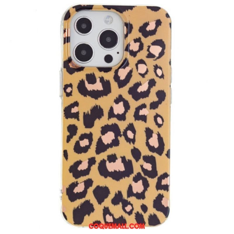 Coque iPhone 15 Pro Max Motif Léopard