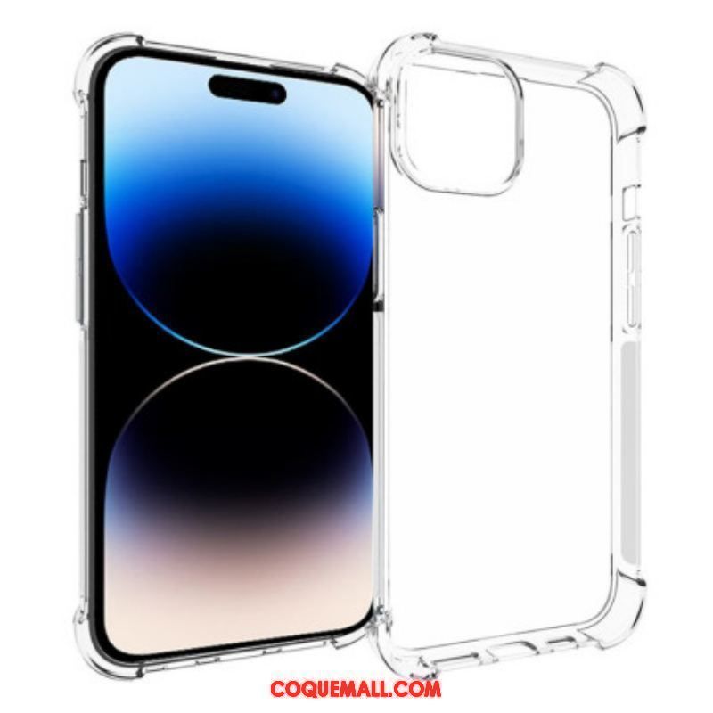 Coque iPhone 15 Transparente Coins Renforcés