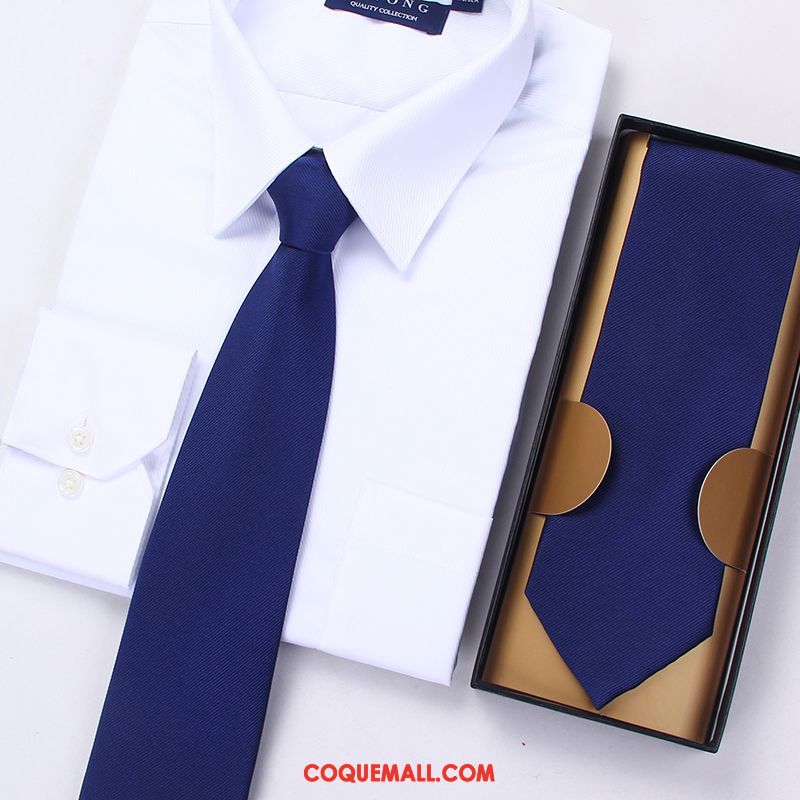 Cravate Homme Vêtements De Cérémonie Loisir Entreprise, Cravate Étudiant Bleu