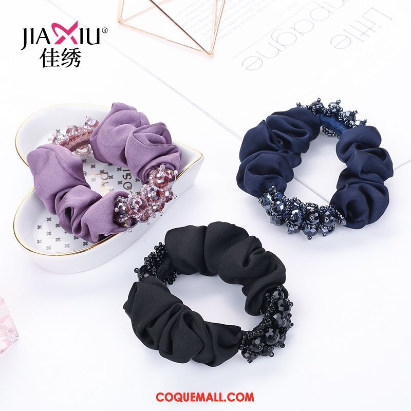 Fleur De Tête Femme Simple Corde Tête Adulte, Fleur De Tête Cercle Des Cheveux Élastique